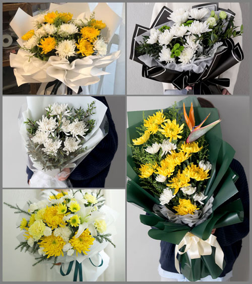 福建三明明溪县城关乡狮窠村白事花束代送